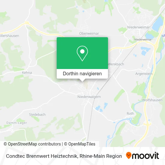 Condtec Brennwert Heiztechnik Karte