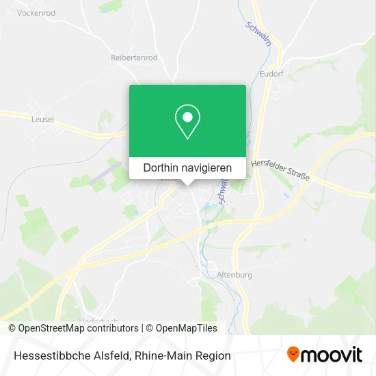 Hessestibbche Alsfeld Karte