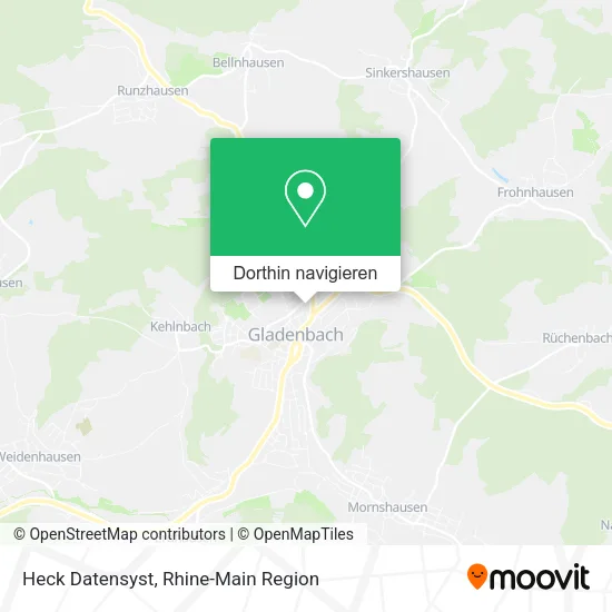 Heck Datensyst Karte