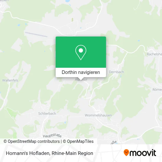 Homann's Hofladen Karte