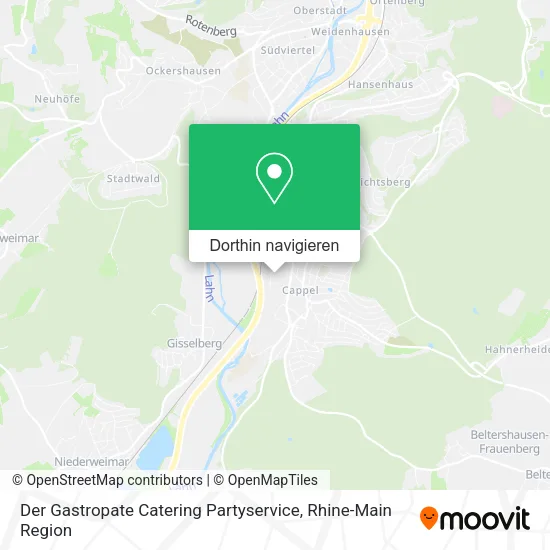 Der Gastropate Catering Partyservice Karte