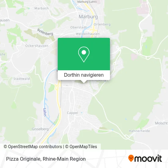 Pizza Originale Karte