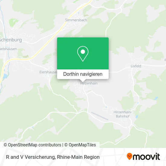 R and V Versicherung Karte