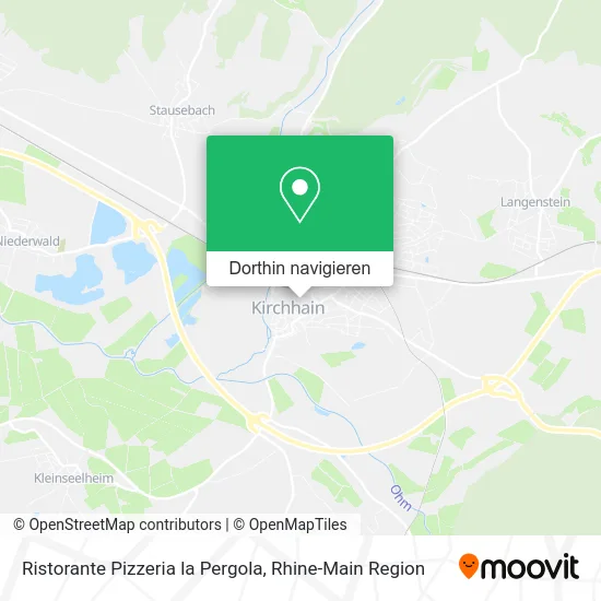 Ristorante Pizzeria la Pergola Karte