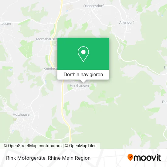 Rink Motorgeräte Karte