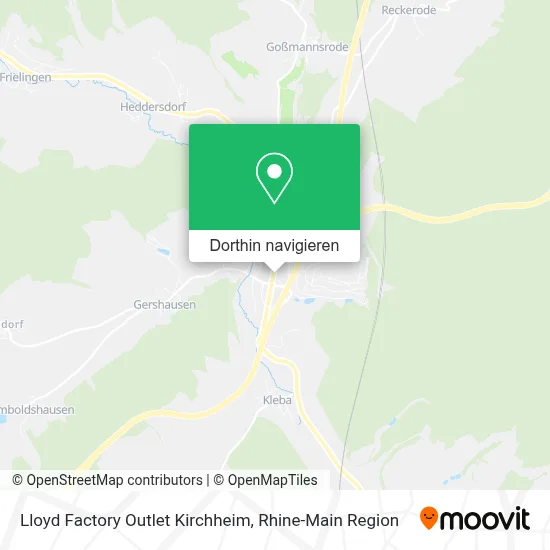 Lloyd Factory Outlet Kirchheim Karte
