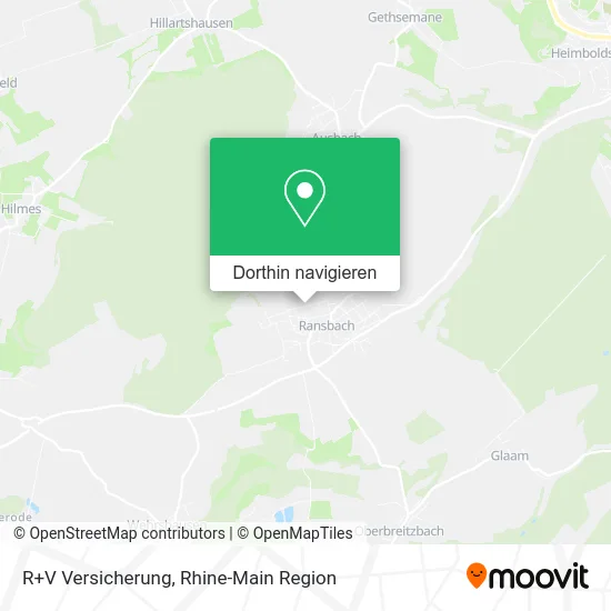 R+V Versicherung Karte