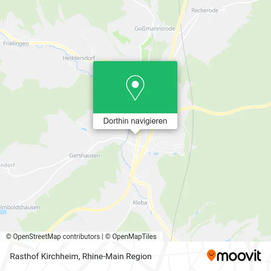 Rasthof Kirchheim Karte