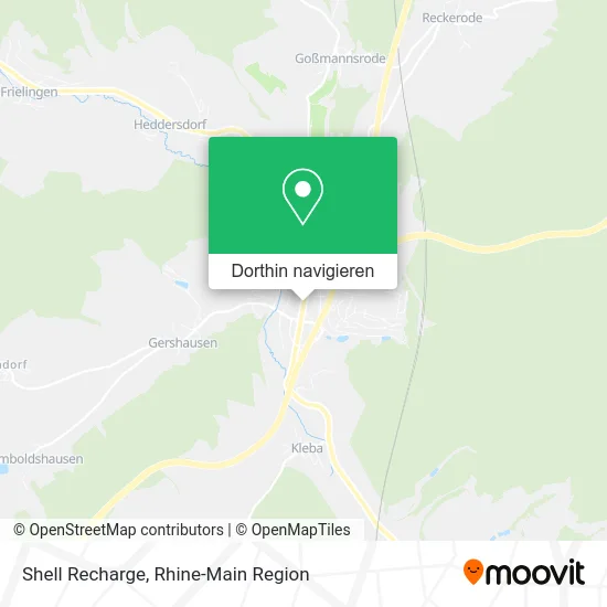 Shell Recharge Karte