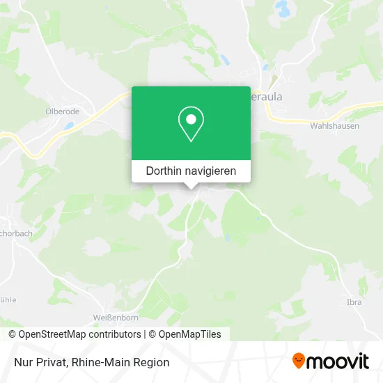 Nur Privat Karte