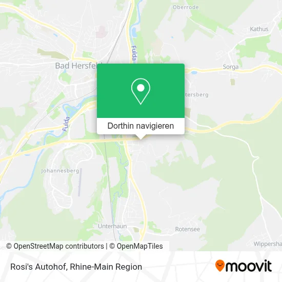 Rosi's Autohof Karte