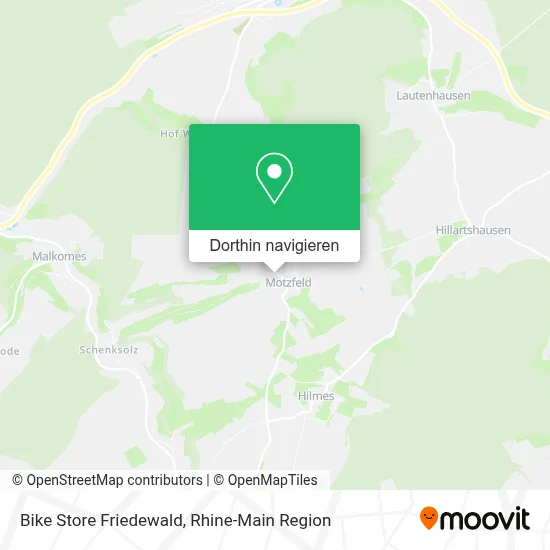 Bike Store Friedewald Karte