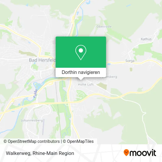 Walkerweg Karte