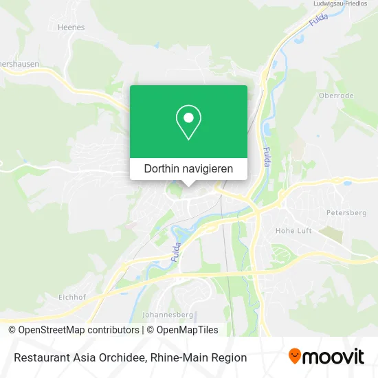 Restaurant Asia Orchidee Karte