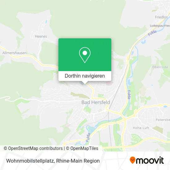 Wohnmobilstellplatz Karte