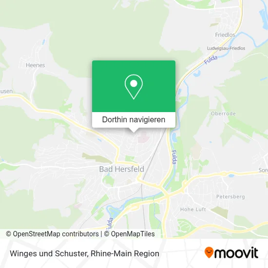 Winges und Schuster Karte