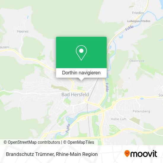 Brandschutz Trümner Karte