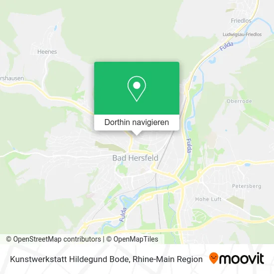 Kunstwerkstatt Hildegund Bode Karte