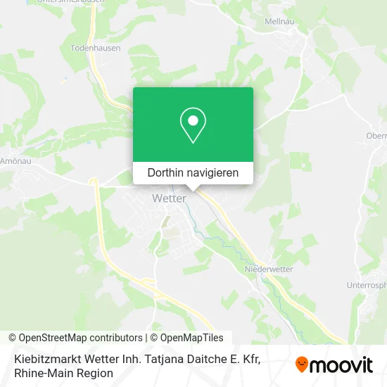 Kiebitzmarkt Wetter Inh. Tatjana Daitche E. Kfr Karte