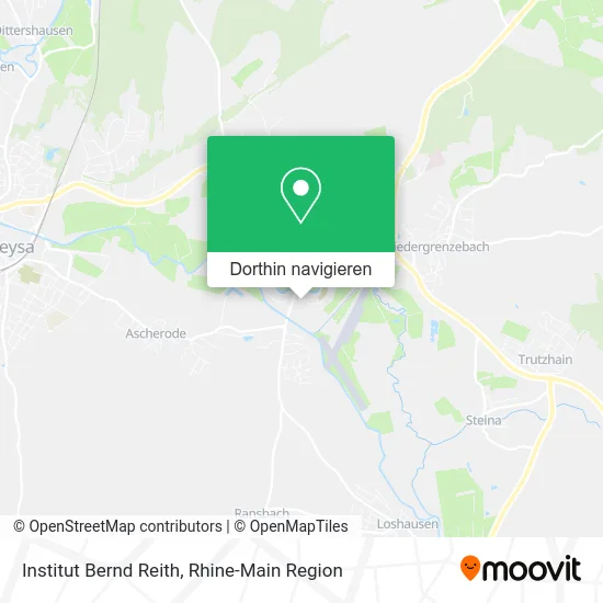 Institut Bernd Reith Karte