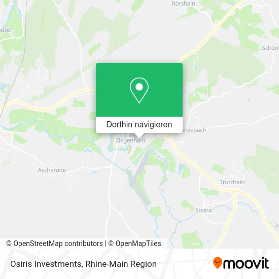 Osiris Investments Karte