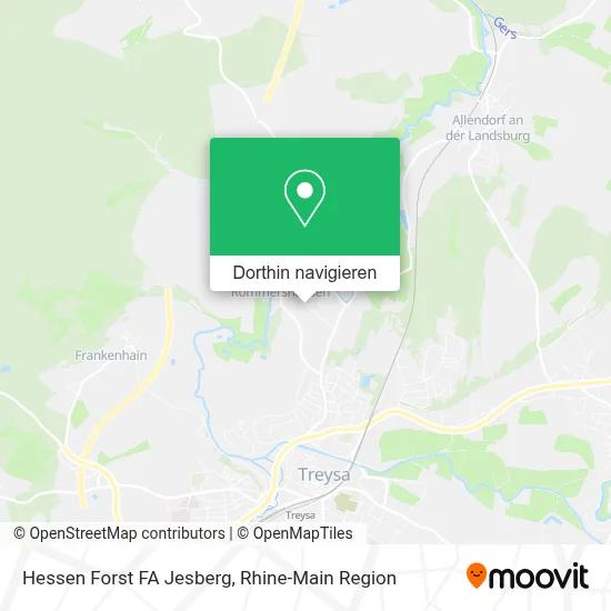 Hessen Forst FA Jesberg Karte
