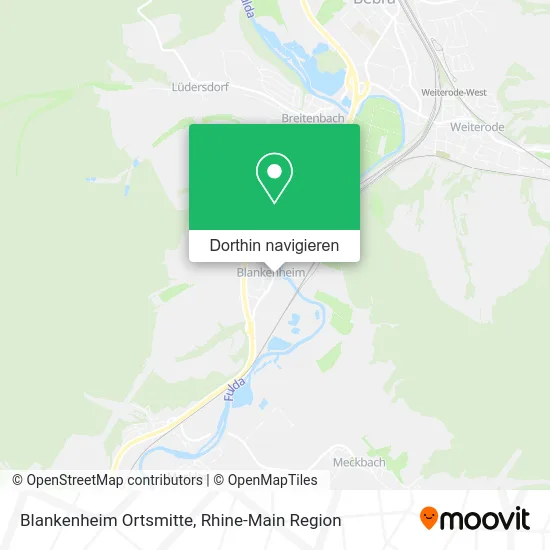 Blankenheim Ortsmitte Karte