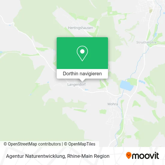 Agentur Naturentwicklung Karte