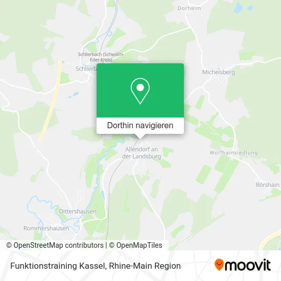 Funktionstraining Kassel Karte