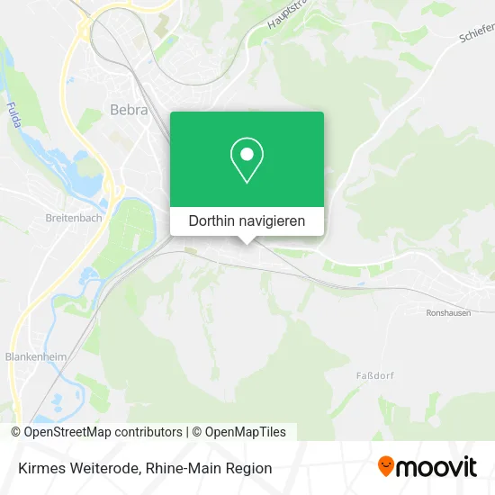 Kirmes Weiterode Karte