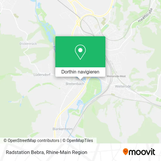 Radstation Bebra Karte