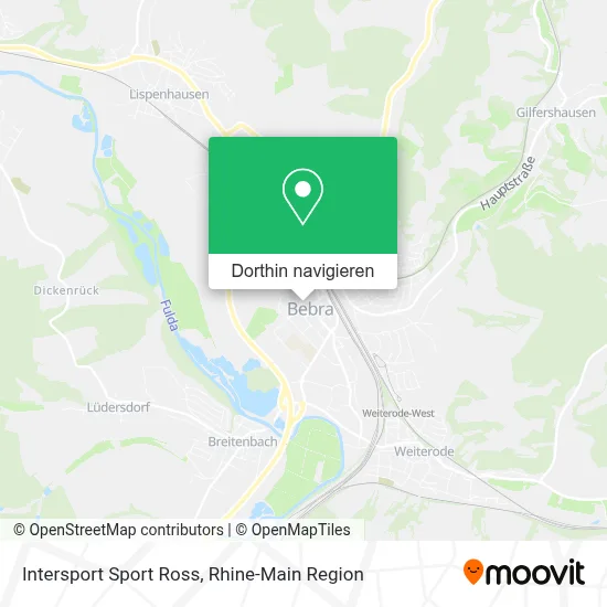 Intersport Sport Ross Karte