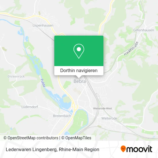 Lederwaren Lingenberg Karte