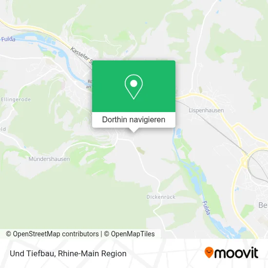 Und Tiefbau Karte