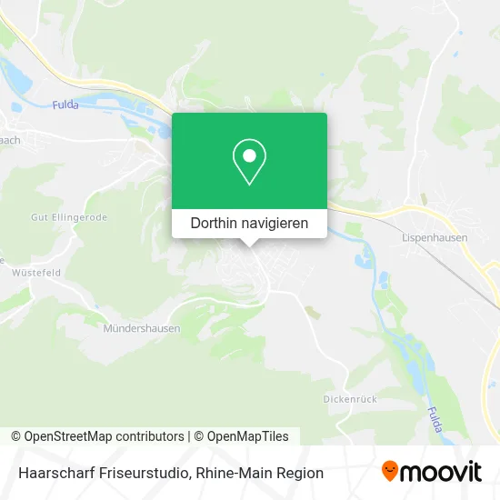 Haarscharf Friseurstudio Karte