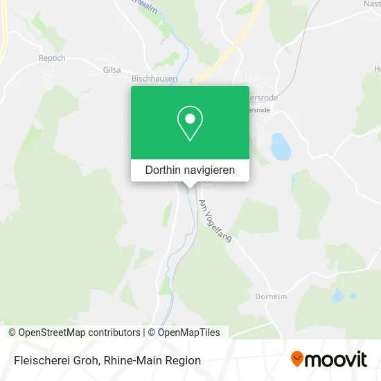 Fleischerei Groh Karte