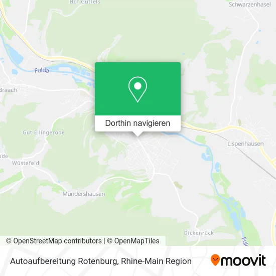 Autoaufbereitung Rotenburg Karte