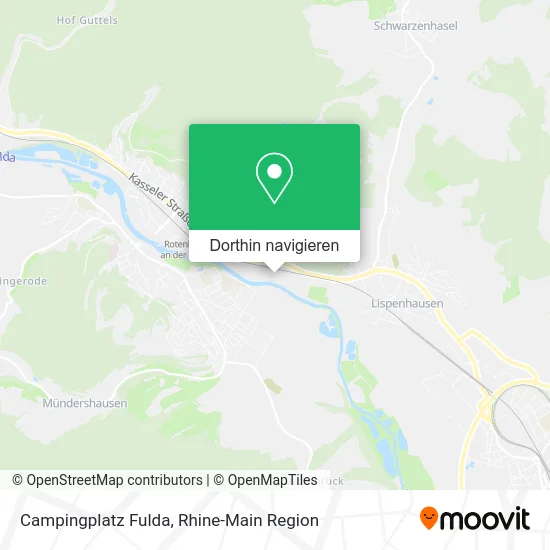 Campingplatz Fulda Karte