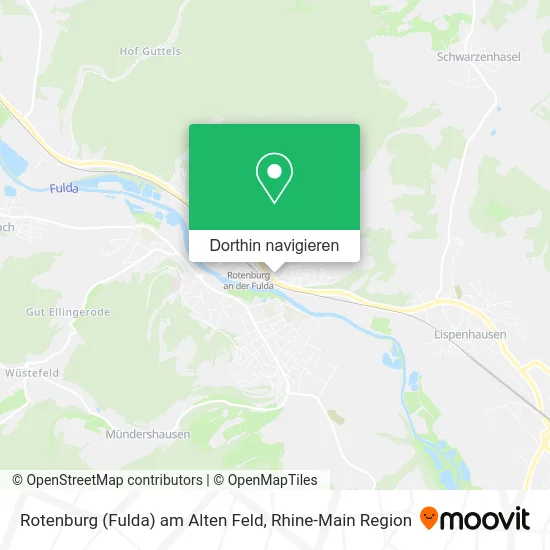 Rotenburg (Fulda) am Alten Feld Karte