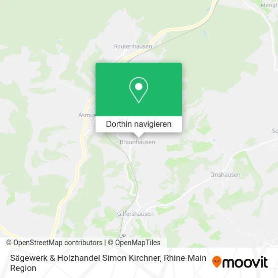 Sägewerk & Holzhandel Simon Kirchner Karte