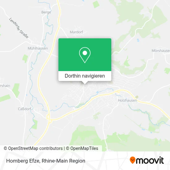 Homberg Efze Karte