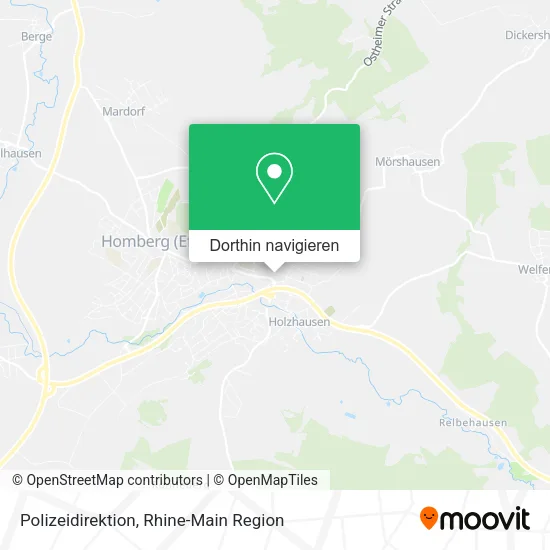 Polizeidirektion Karte