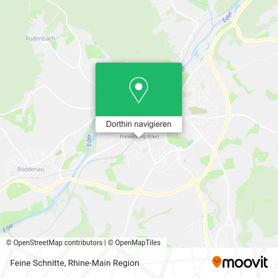 Feine Schnitte Karte