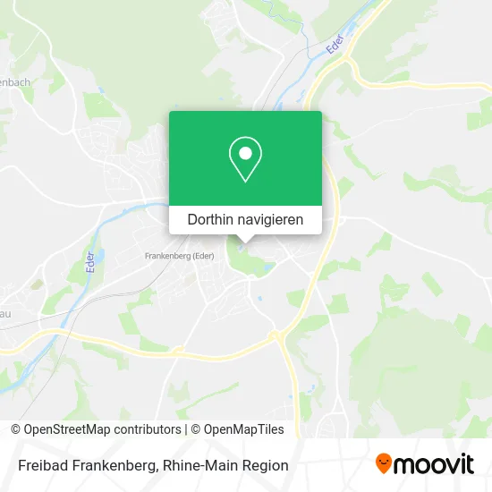 Freibad Frankenberg Karte