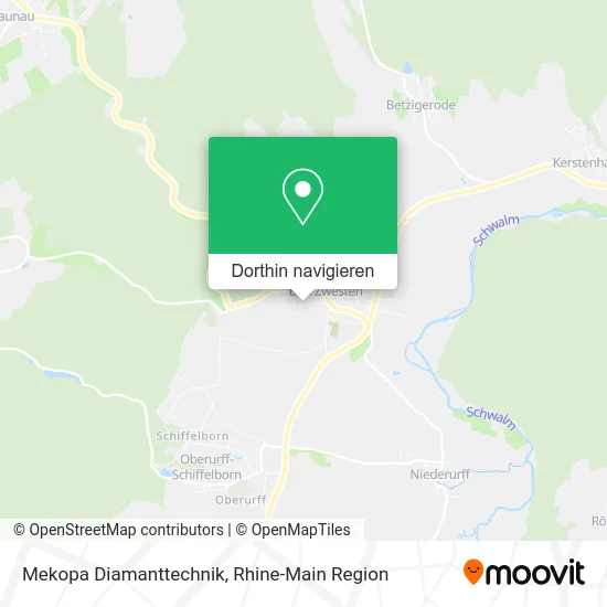 Mekopa Diamanttechnik Karte