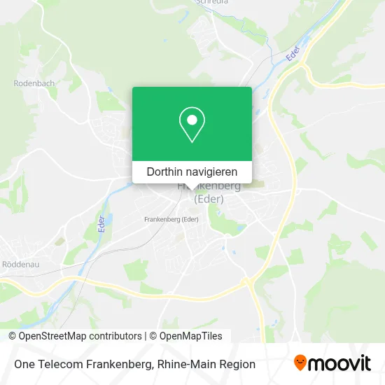 One Telecom Frankenberg Karte
