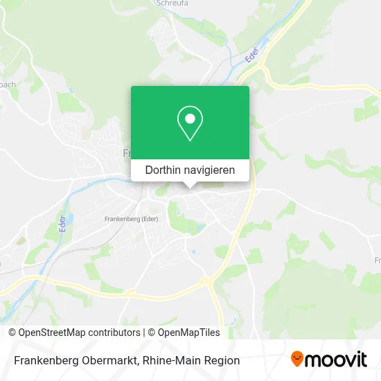 Frankenberg Obermarkt Karte