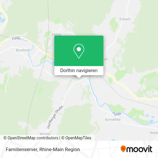 Familienserver Karte