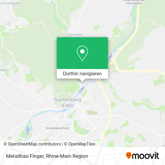 Metallbau Finger Karte