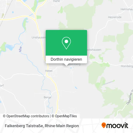 Falkenberg Talstraße Karte